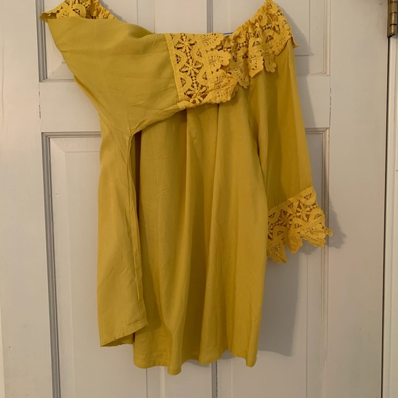 Lace detail boatneck top - Picture 2 of 4